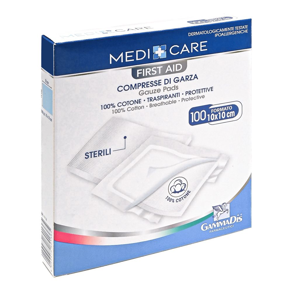 Garza Cotone 10X10Cm 100Pz 100 St Gaze