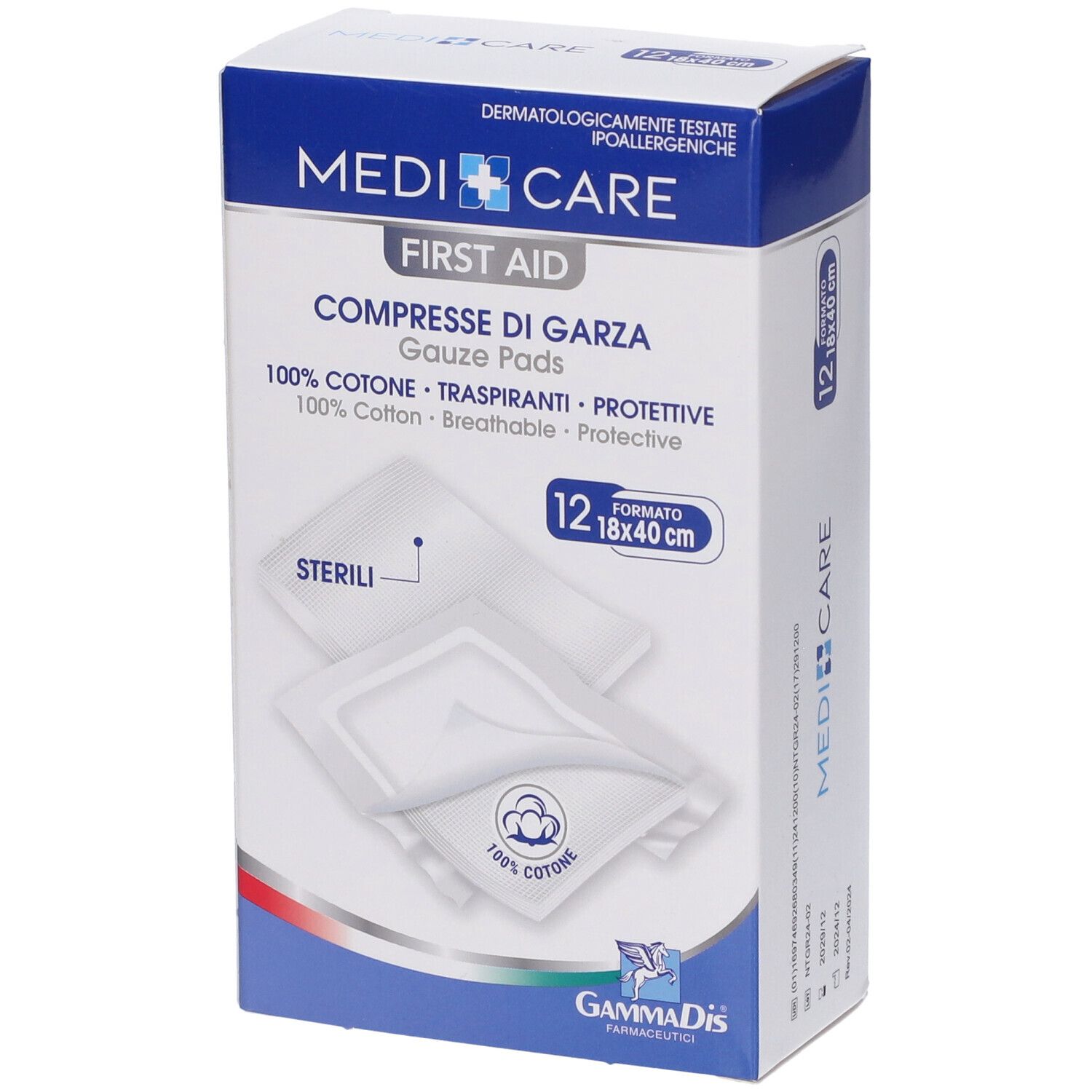 Medicare Garza COT 18X40 12Pz 12 St Gaze