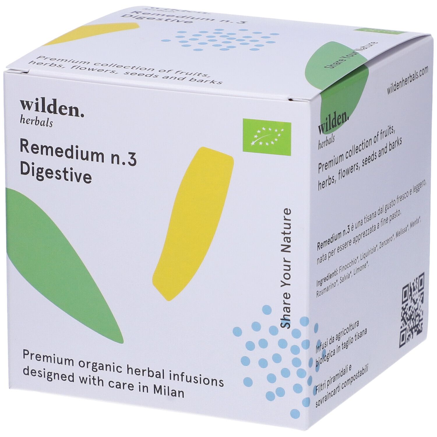 Wilden Remedium n.3 Digestive Filtri per Infusione