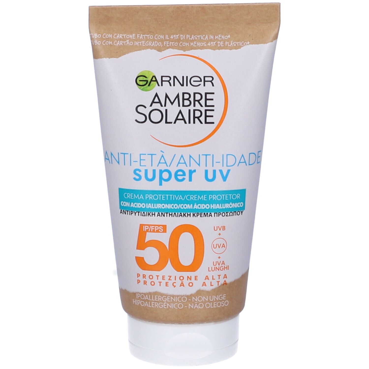 Garnier Ambre Solaire Anti-Age Super UV Crema Protettiva Viso SPF50+