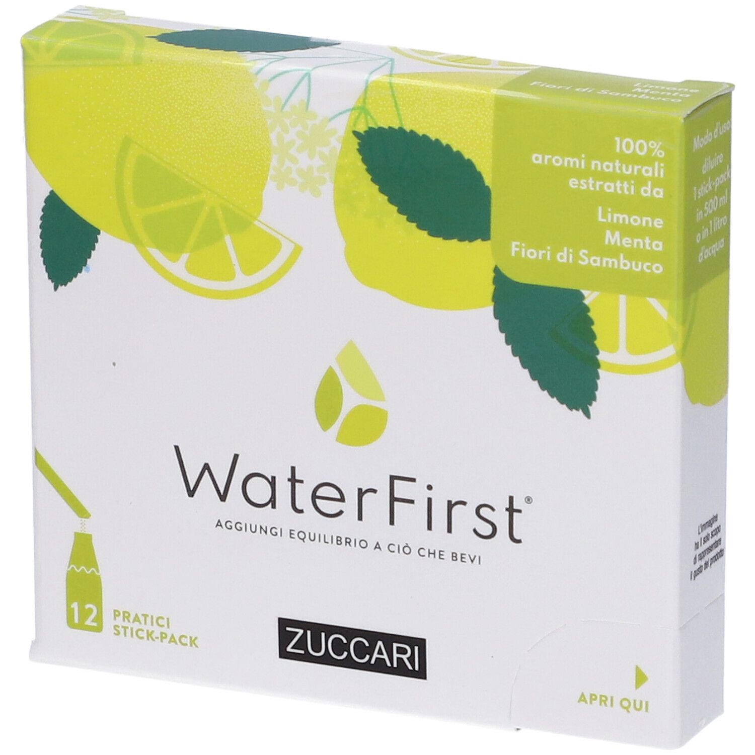 Water First Limone-menta-fiori Di Sambuco