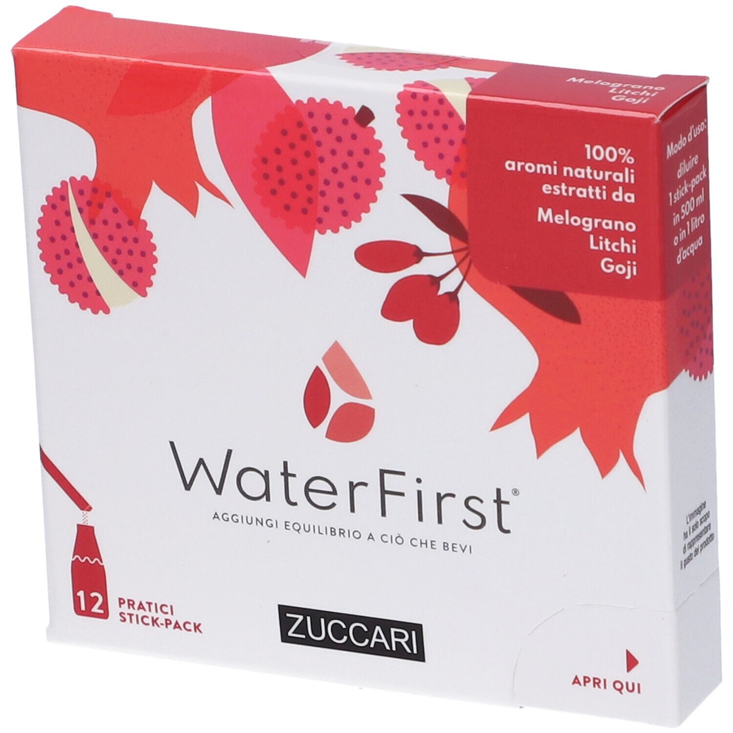 WaterFirst Melograno, Litchi, Goji