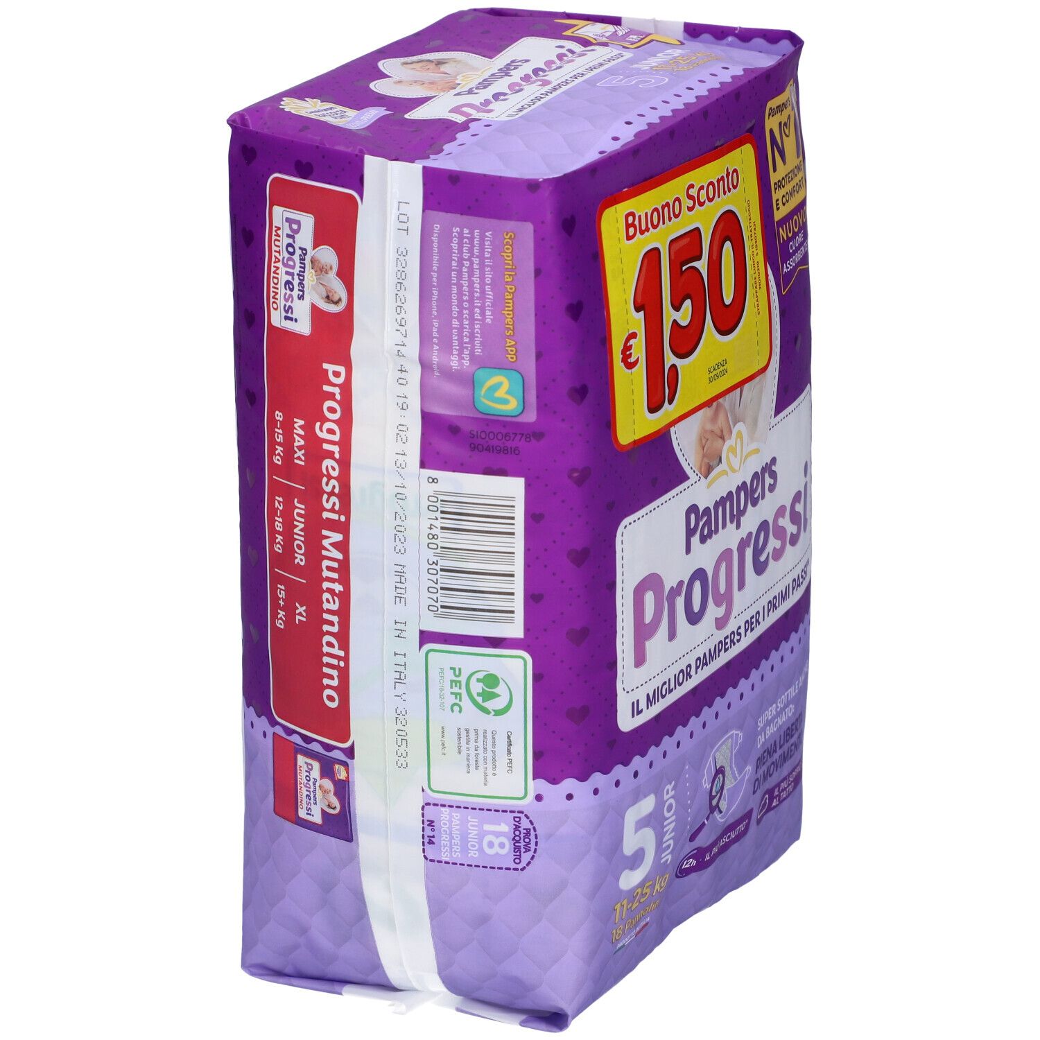 Pampers Progressi Junior 18 Stück Pampers