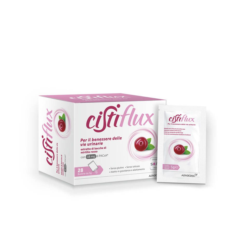Cistiflux Integratore per Vie Urinarie 28 Bustine - CISTIFLUX - Immagine 3