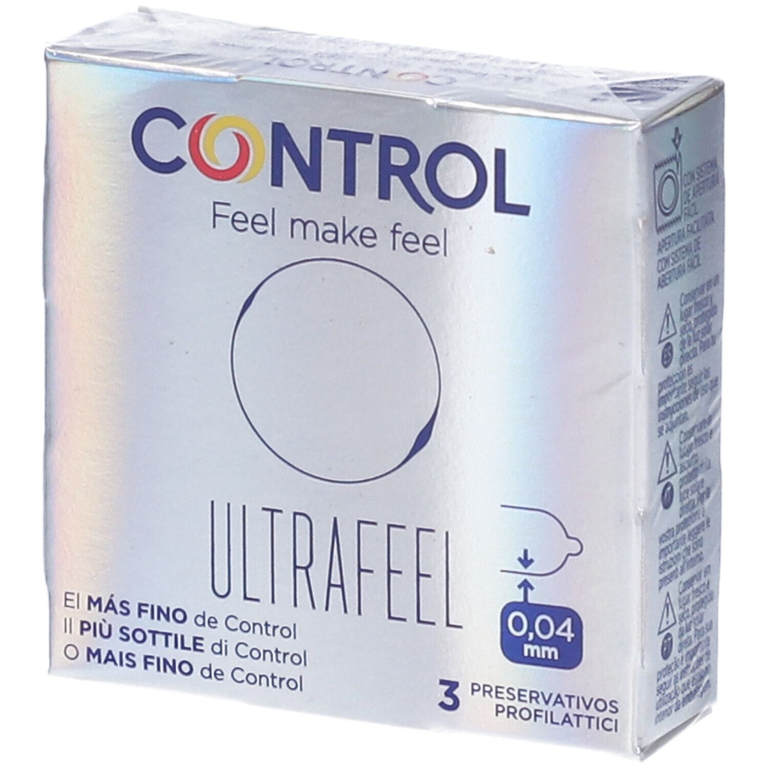 Control Finissimo Ultrafeel3Pz 3 St Kondome