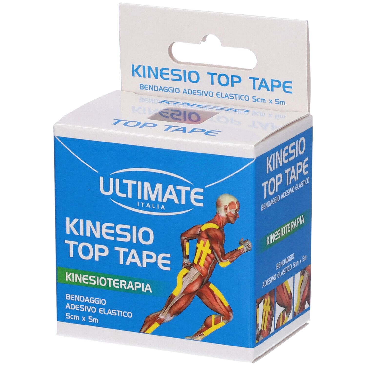 Ultimate Kinesio Top Tape Bendaggio Adesivo Elastico Fucsia 5cm x 5m 1