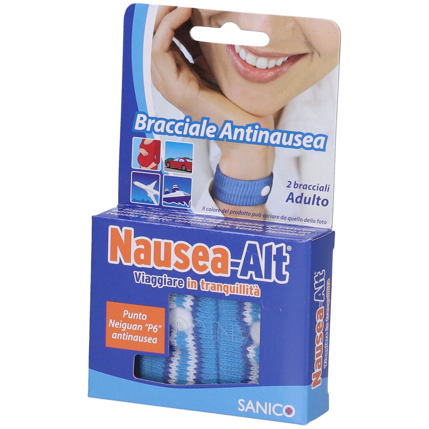Bracciale Antinausea Adulto Nausea-Alt