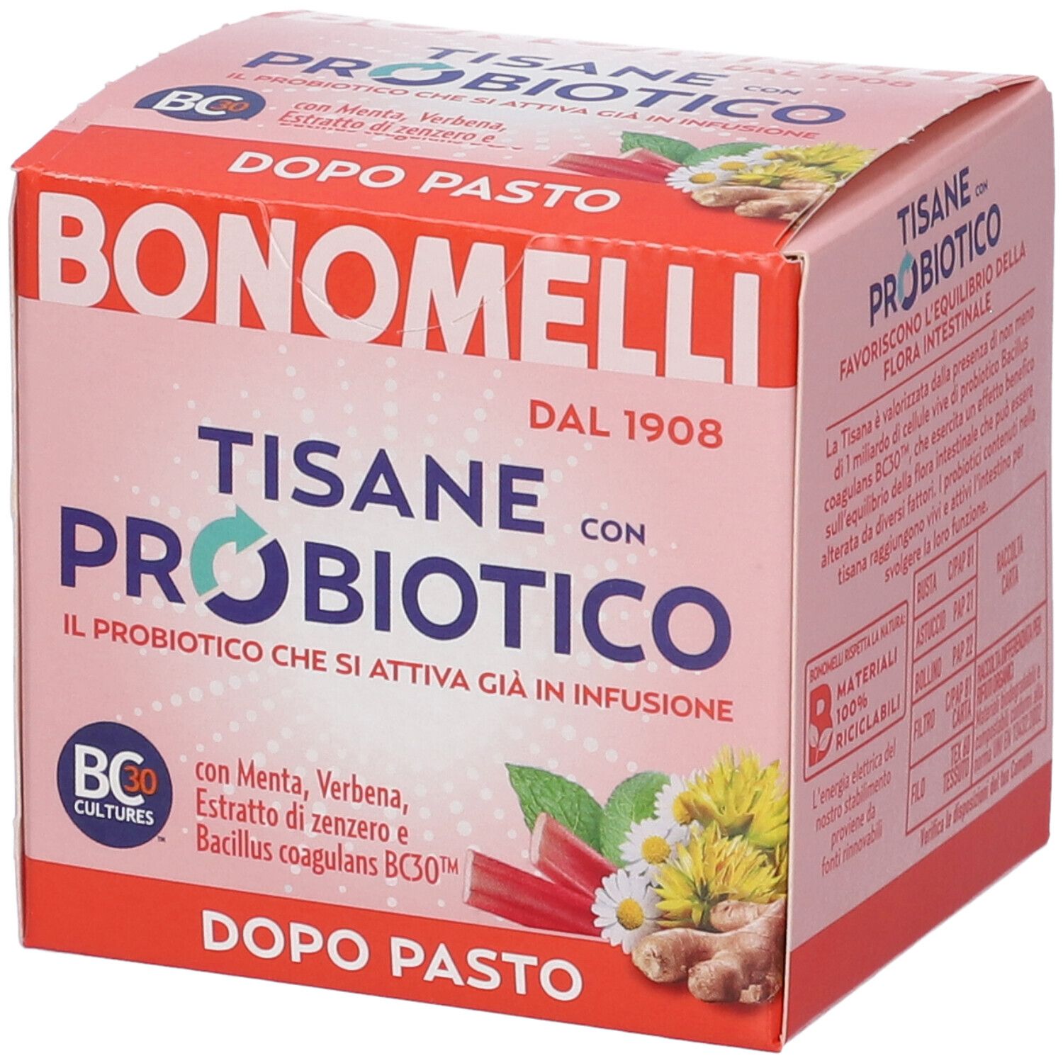 Bonomelli Tisana con Probiotico Dopo Pasto in Filtri