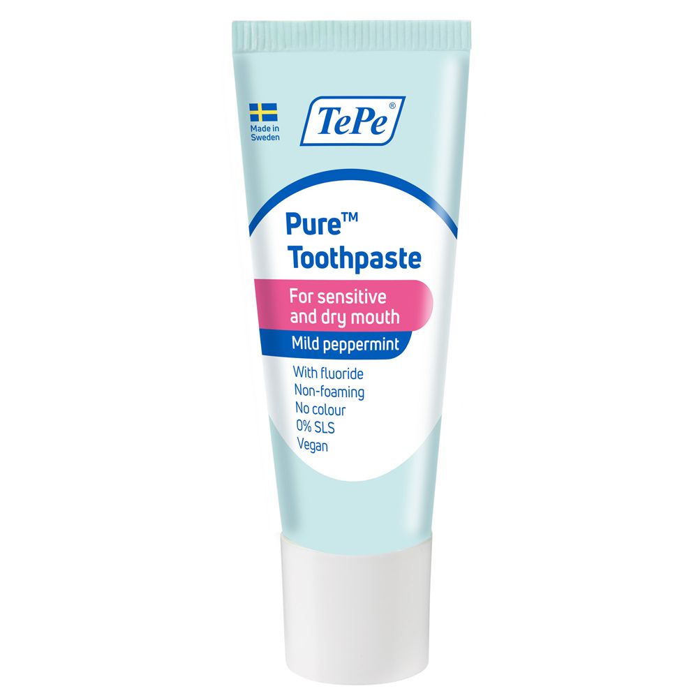 Tepe Pure Dentifricio Menta Delicata Senza Sls Con Fluoro 75 Ml - Immagine 3