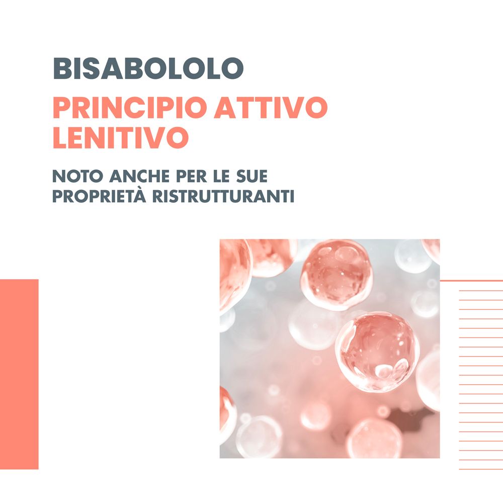 Text mit Informationen über Bisabolol. Enthält Informationen über die Eigenschaften des Produkts.