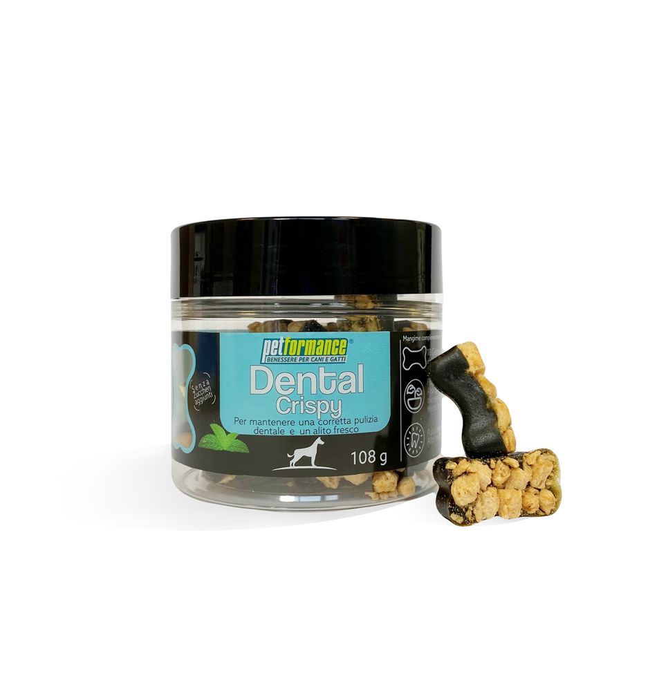 Dental Crispy Gelatine Barattolo Dog
