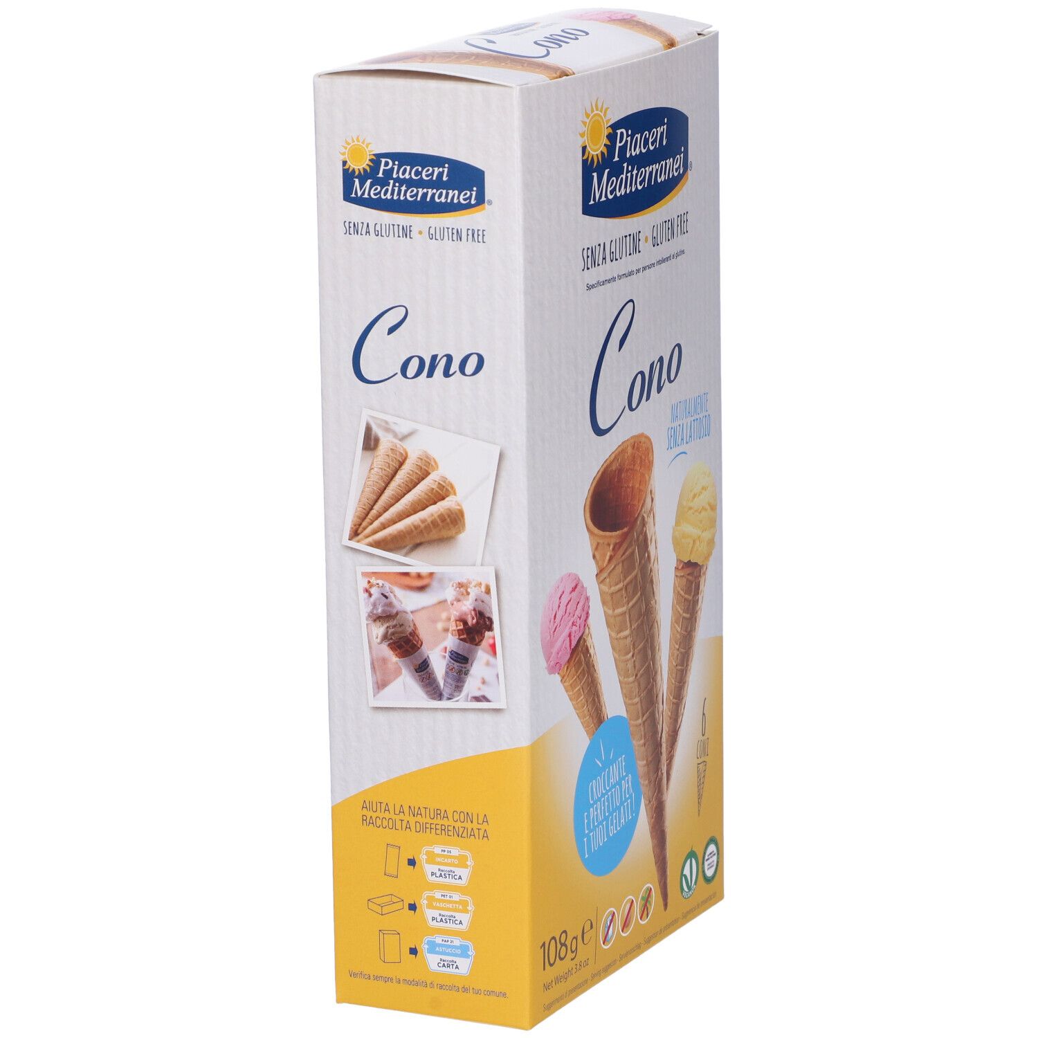 Piaceri Mediterranei Coni per Gelato Senza Glutine 108 g Altro view 2