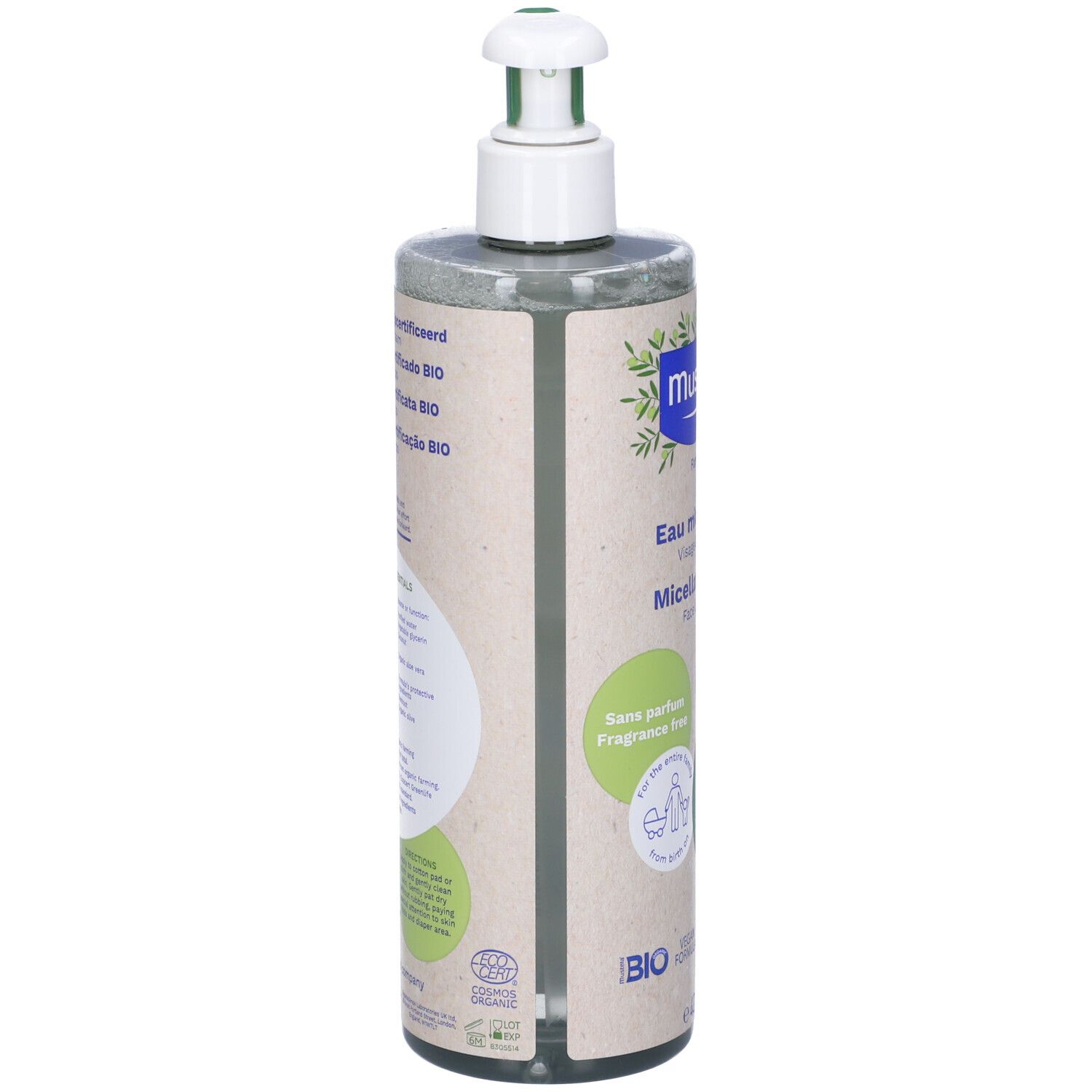 BABY Mizellenwasser ohne Spülung, BIO-zertifiziert, 400 ml