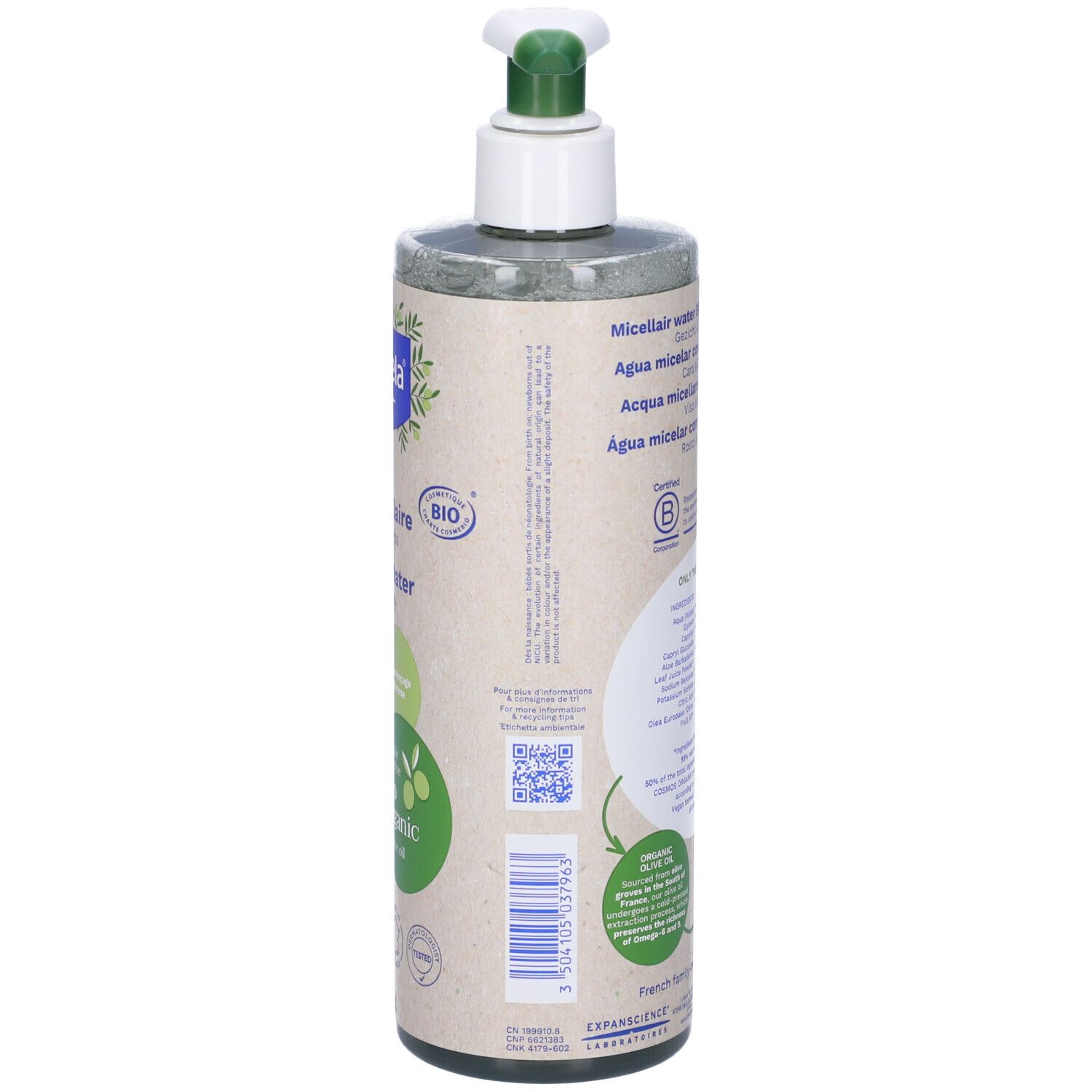 BABY Mizellenwasser ohne Spülung, BIO-zertifiziert, 400 ml