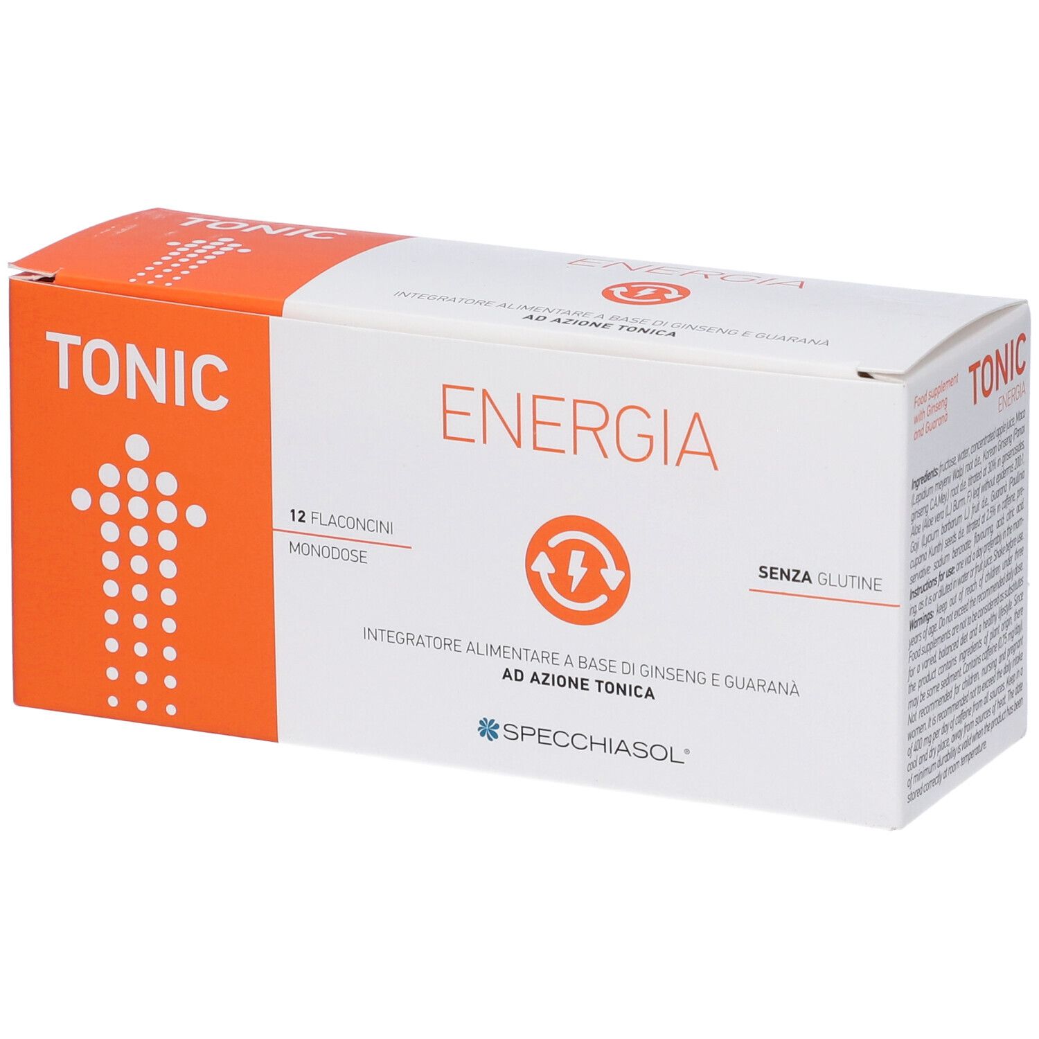 Tonic Energia 12 Flaconcini Da 10 Ml