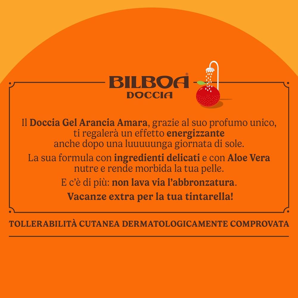 Bilboa Docciabronze  Gel doccia con Arancia Amara