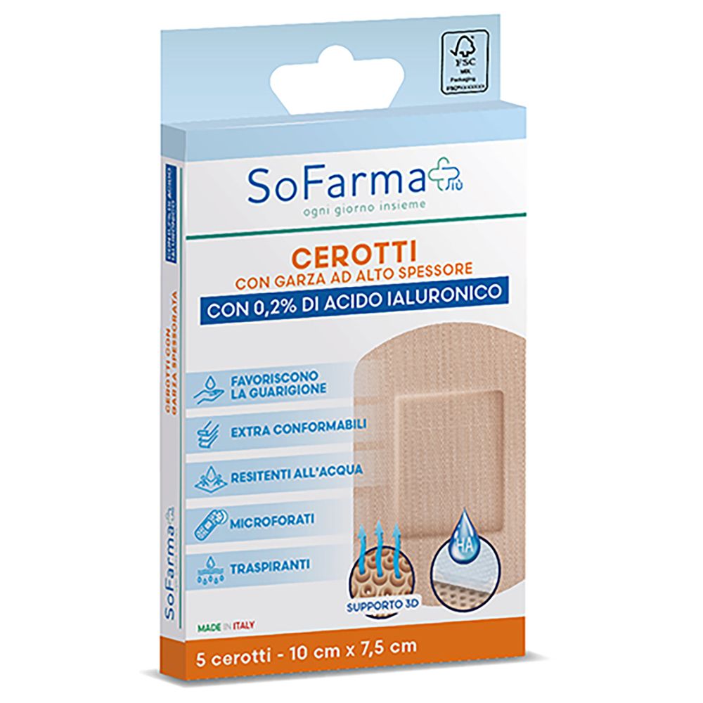 Cerotto Cicat10X7,5 Sofarmapiu 5 St Pflaster