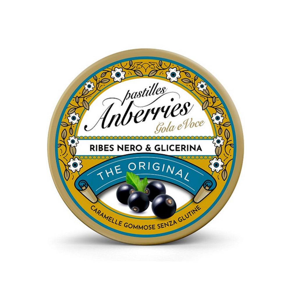 Pastilles Anberries The Original Ribes Nero & Glicerina