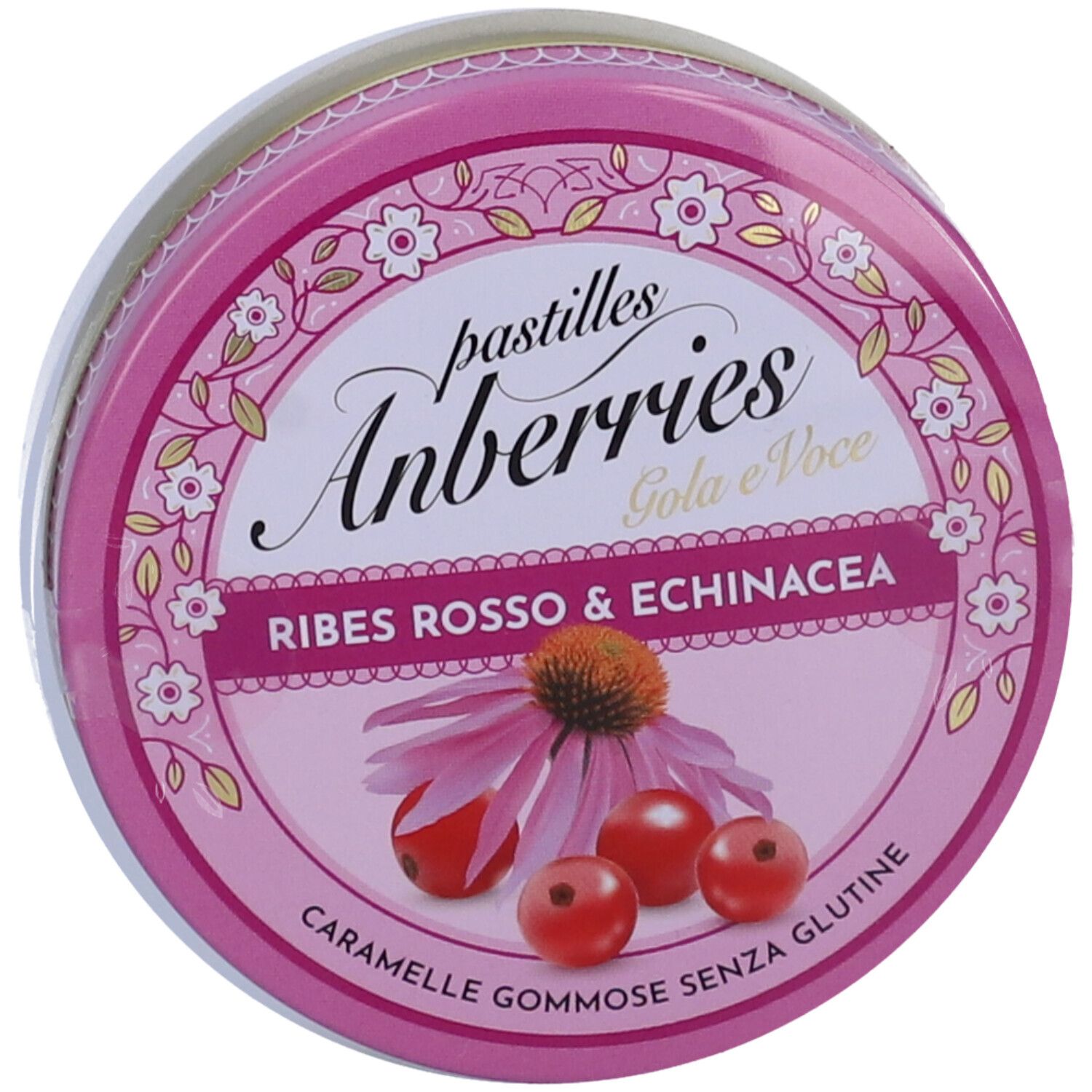 Pastilles Anberries Gola e Voce Ribes Rosso & Echinacea