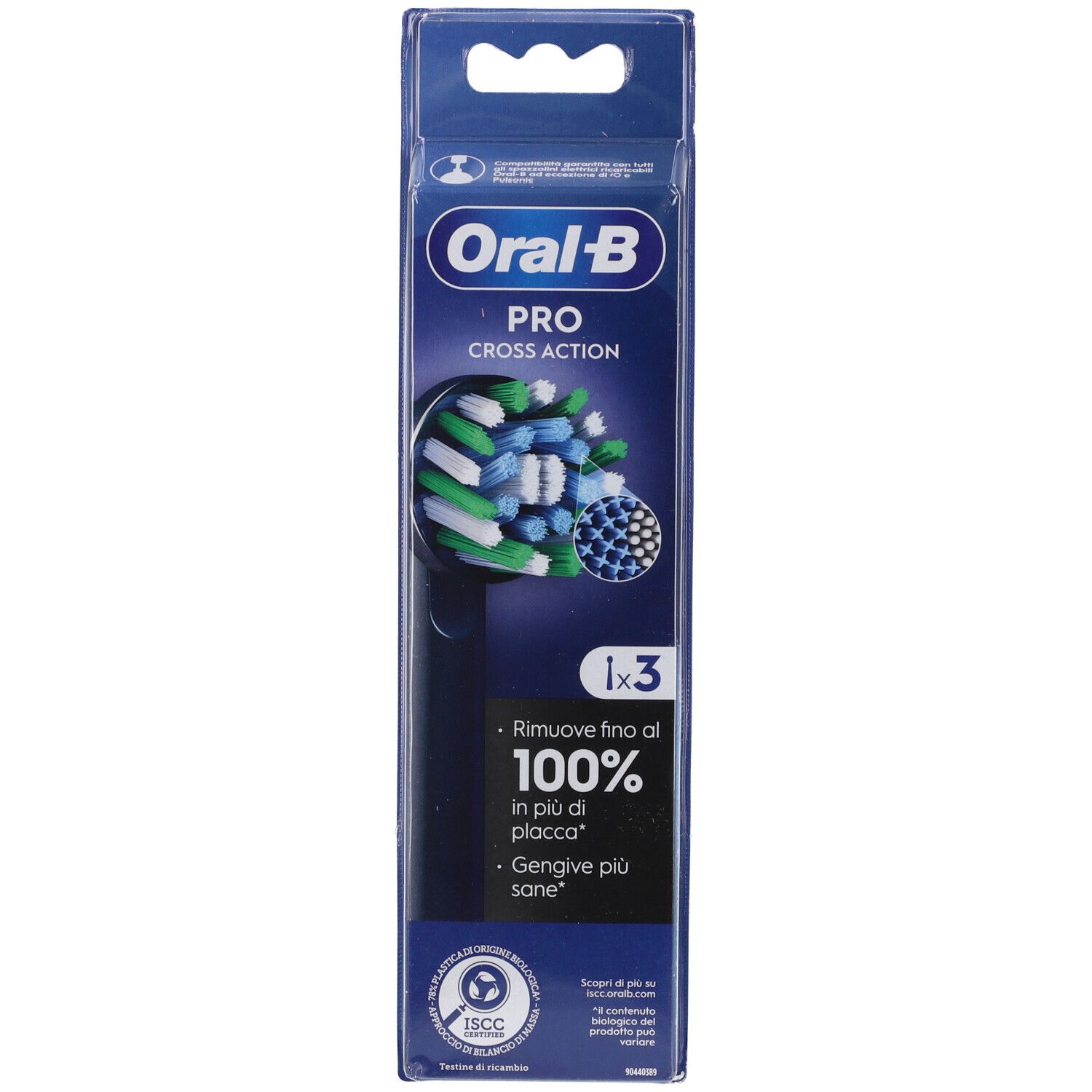 Oral-b testine di ricambio pro cross action black, 3 testine - Immagine 8