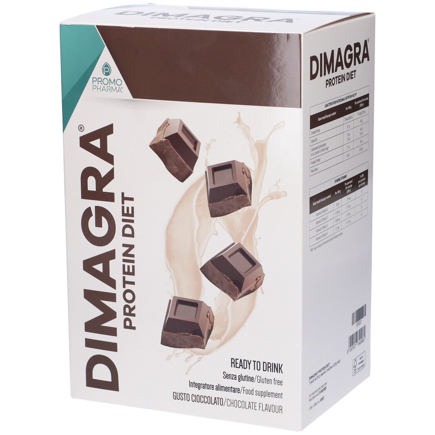 Image of Promopharma Dimagra Protein Diet Cioccolato