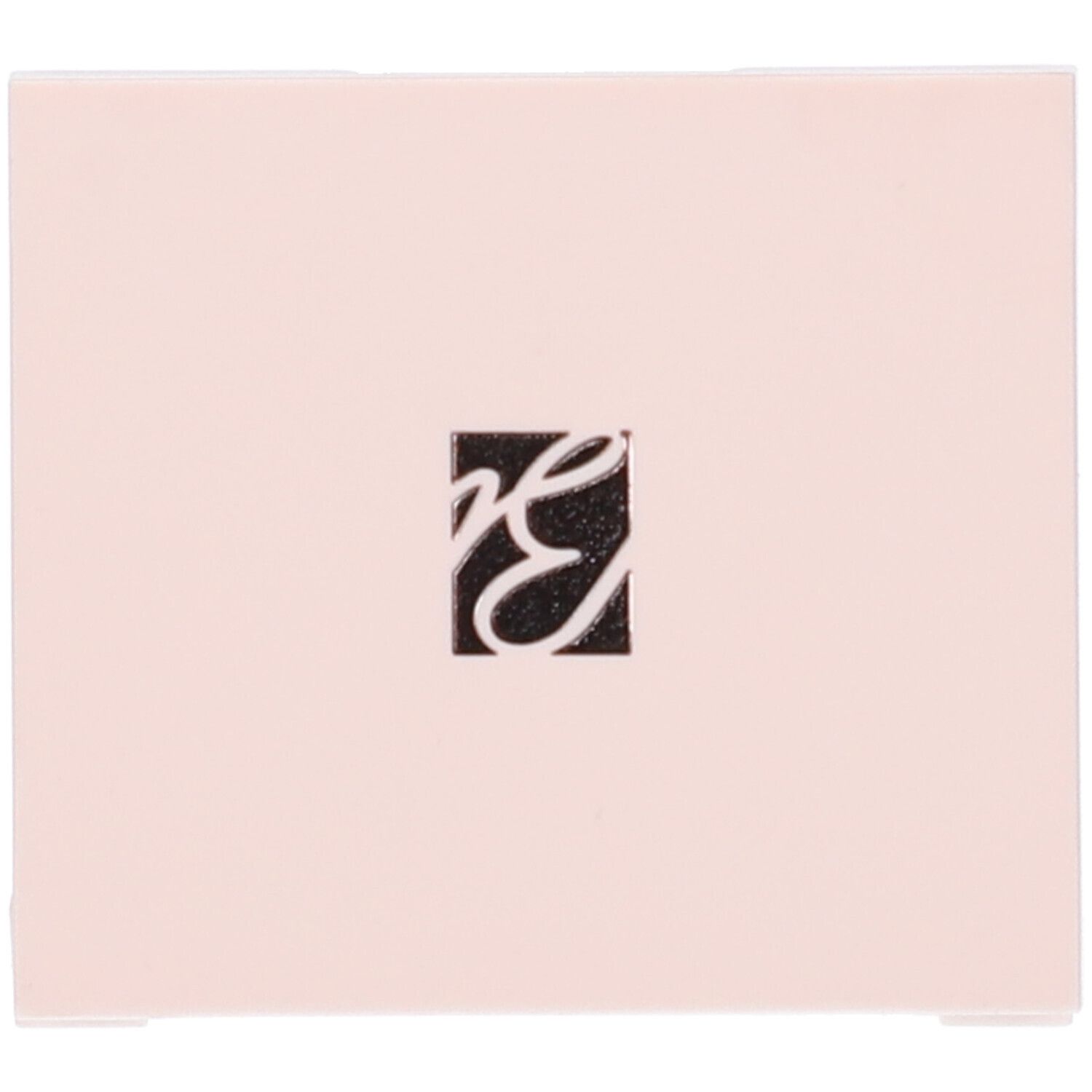 Confezione rosa chiaro con logo nero al centro.