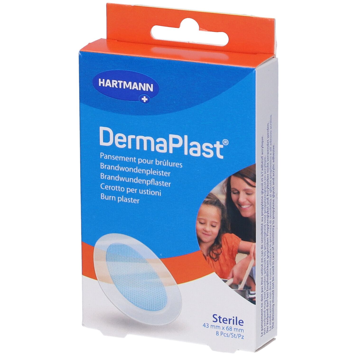 Hartmann DermaPlast® Cerotto per Ustioni 68 mm x 43 mm