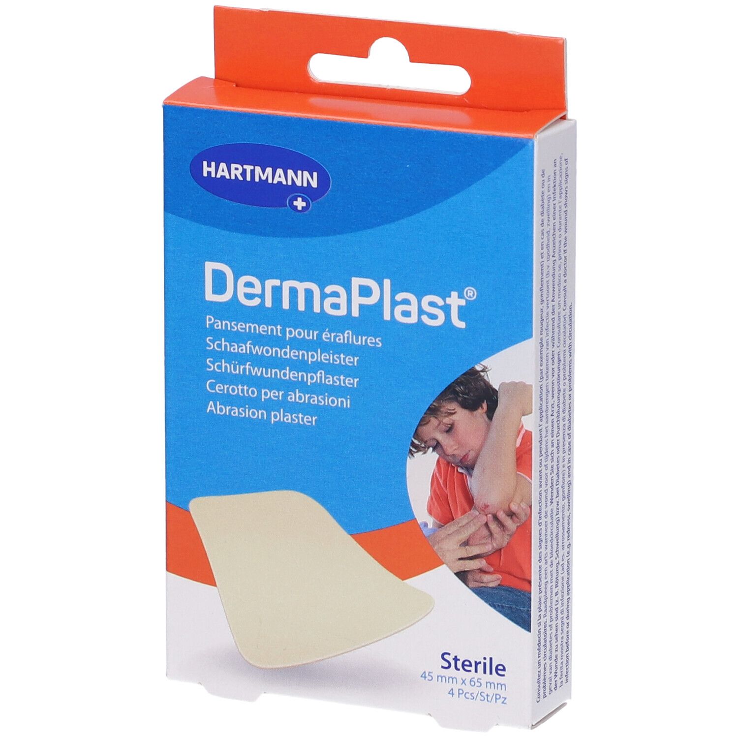 Hartmann DermaPlast® Cerotto per Abrasioni 45mm x 65mm