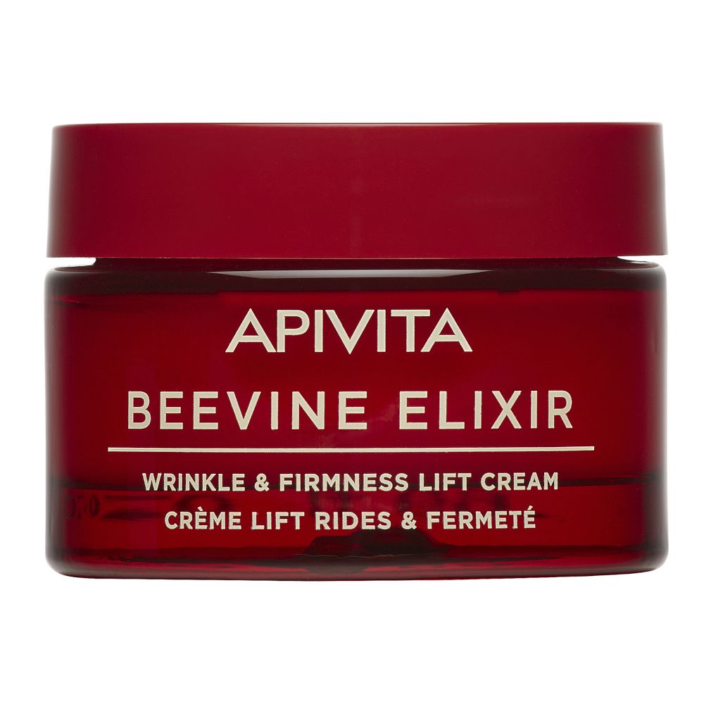 Vaso rosso APIVITA BEEVINE ELIXIR. Crema liftante antirughe.