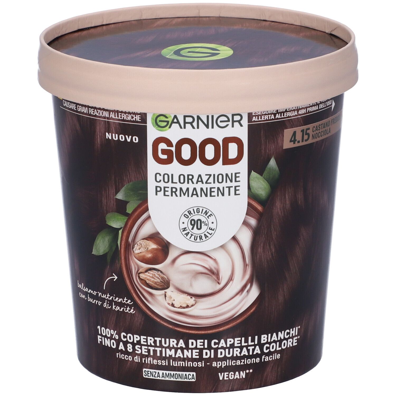 Garnier Good Colorazione Permanente 4.15 Castano Freddo Nocciola