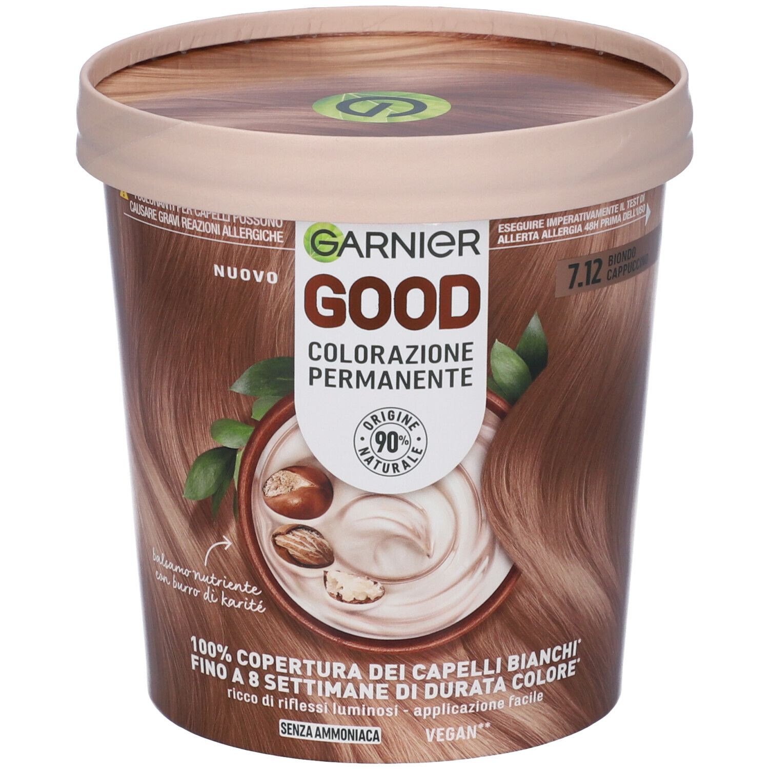 Garnier Good Colorazione Permanente 7.12 Biondo Cappuccino