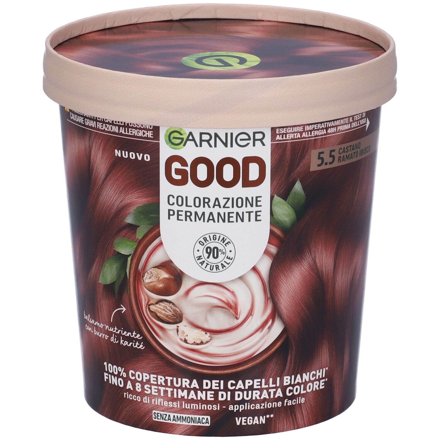 Garnier Good Colorazione Permanente 5.5 Castano Ramato Ibisco
