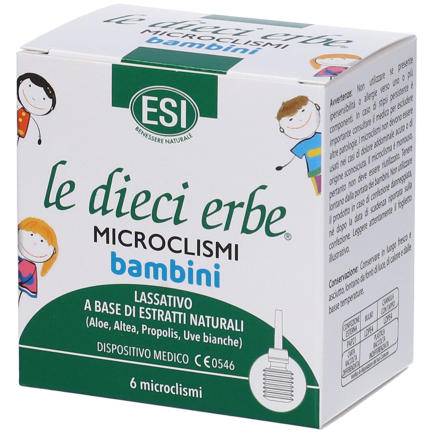 Esi Le Dieci Erbe Microclismi Bambini