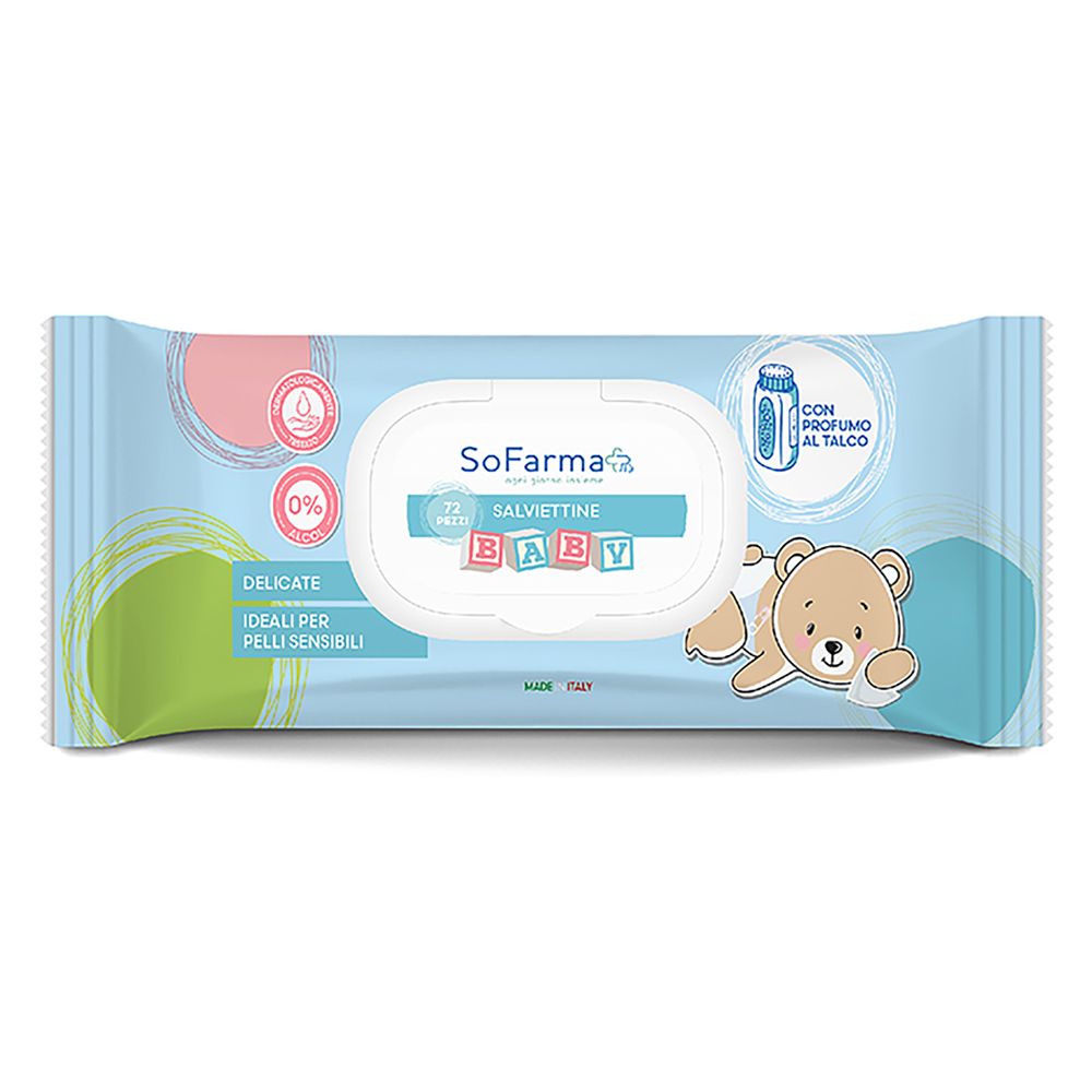 Sofarmapiu' Salviettine Baby Talco