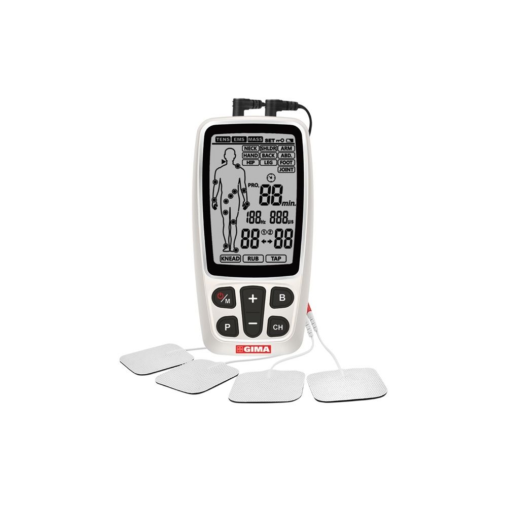 GIMA Gima-Care Tens/Ems - 2 Canali - 60 Programmi