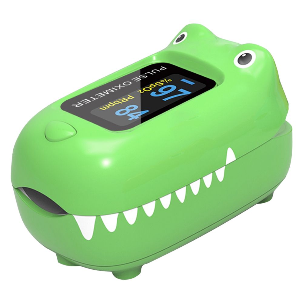 GIMA Pulsossimetro Pediatrico Oxy-0 - Coccodrillo - Gb,It,Es,De,Gr,Pl