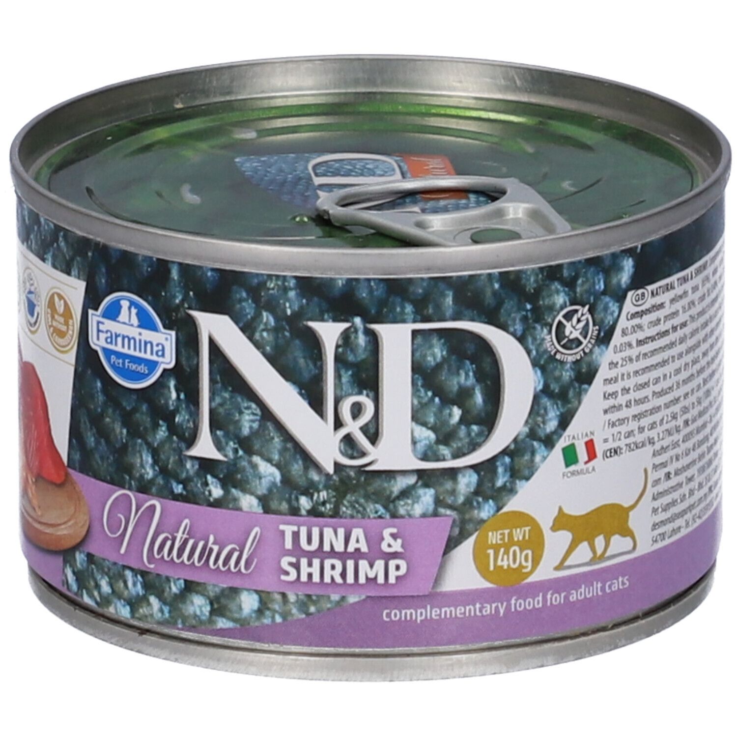 Farmina N&D Cat Natural Tuna&Shrimp