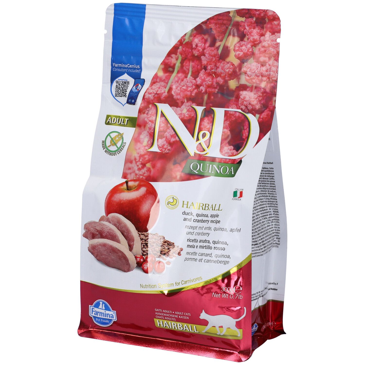 Farmina N&D Cat Hairball Quinoa