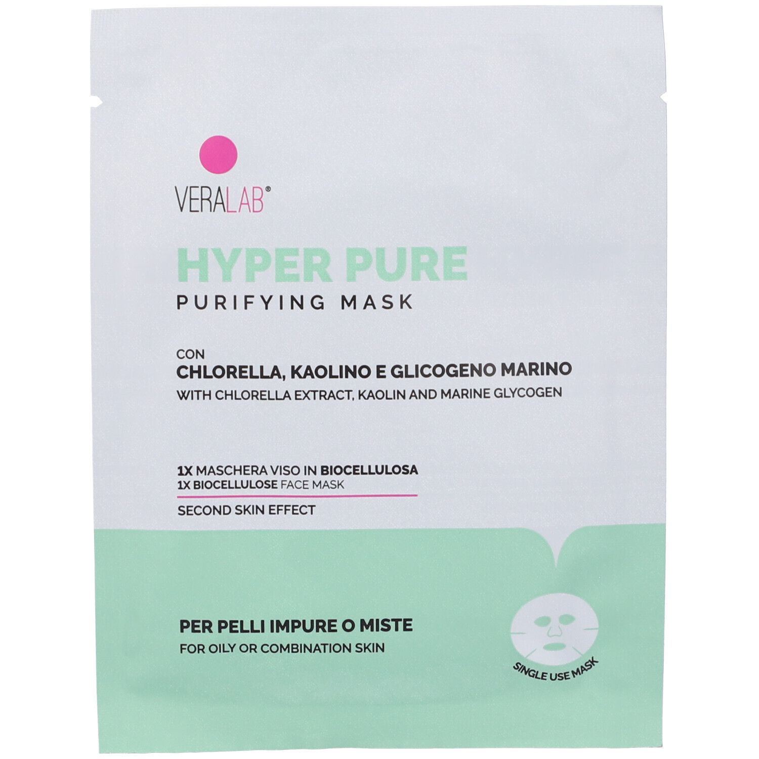 VERALAB Hyper Pure Mask - Maschera Viso Purificante 15 ml - Immagine 4