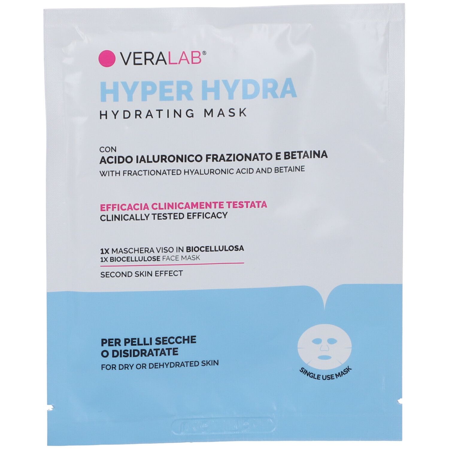 Hyper Hydra Maschera Viso Idratante 15 Ml Di VeraLab - Immagine 2