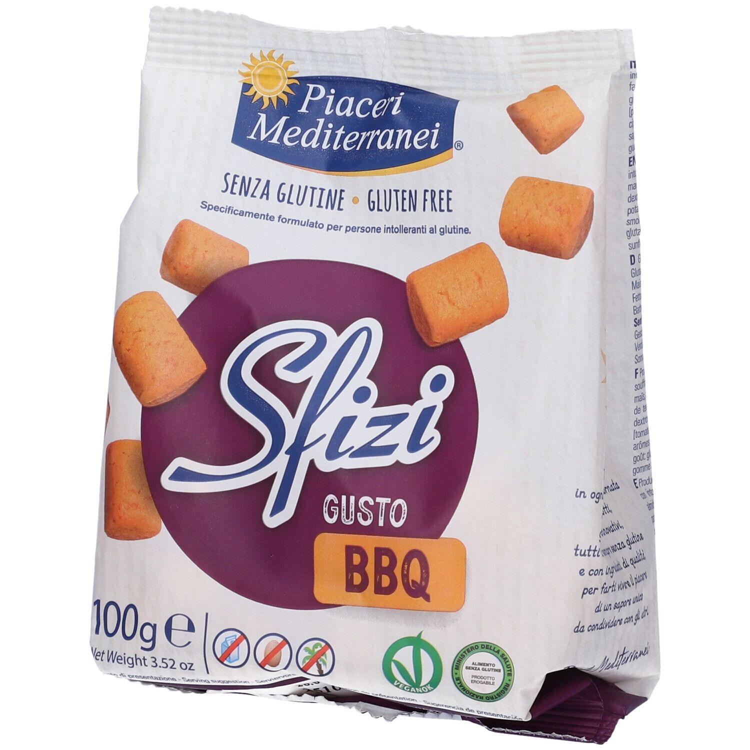 Piaceri Mediterranei Sfizi Bbq 100 G Snack