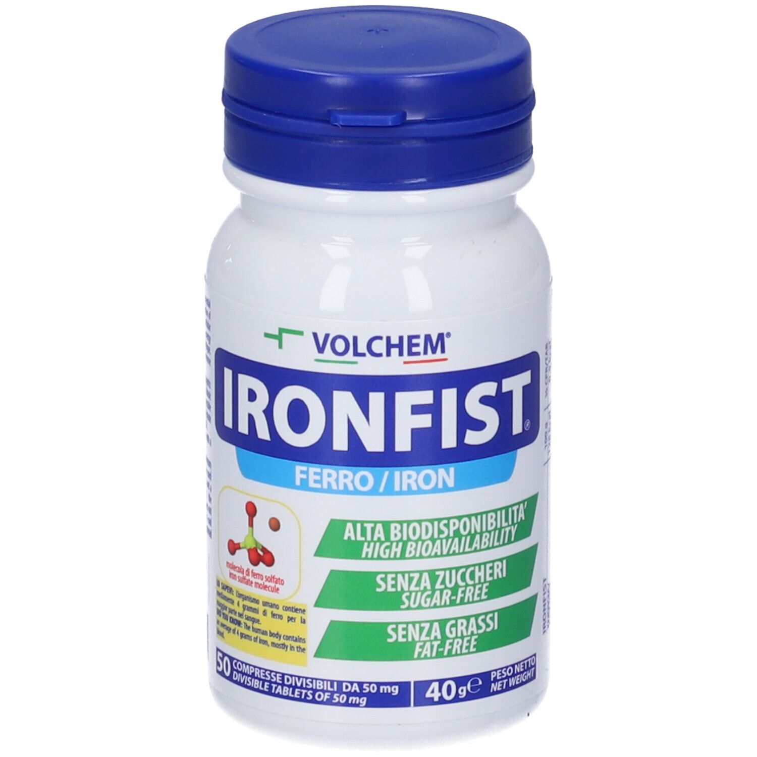 VOLCHEM Ironfist Ferro In Compresse