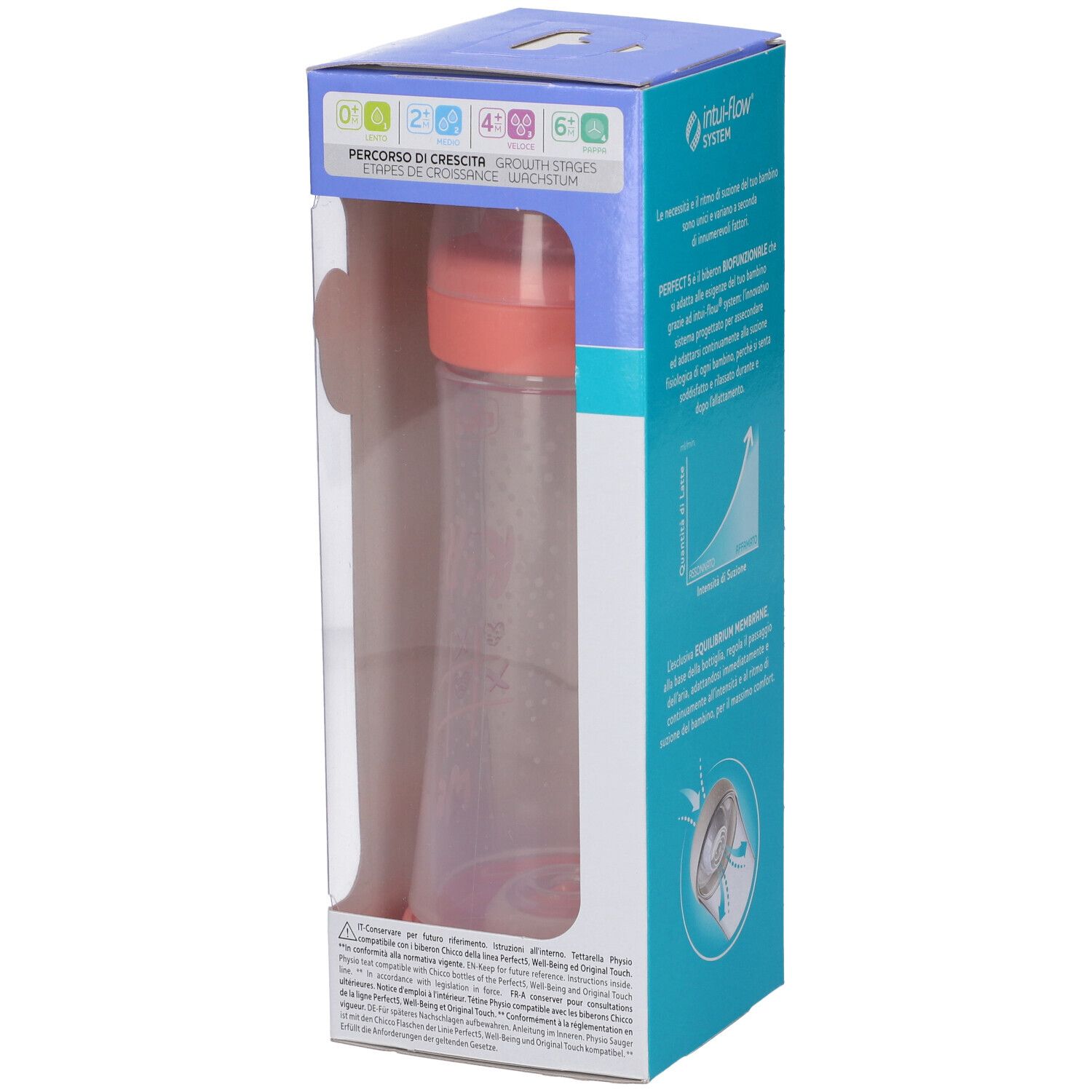 Chicco Babyflasche Perfect 5, 300ml, mit Intuiflow System.