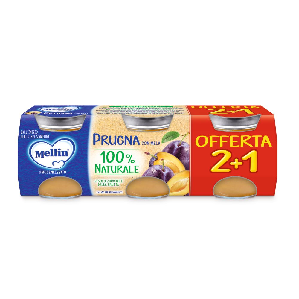 MELLIN OMOG PRUGNA 3PZ 100G - Immagine 3