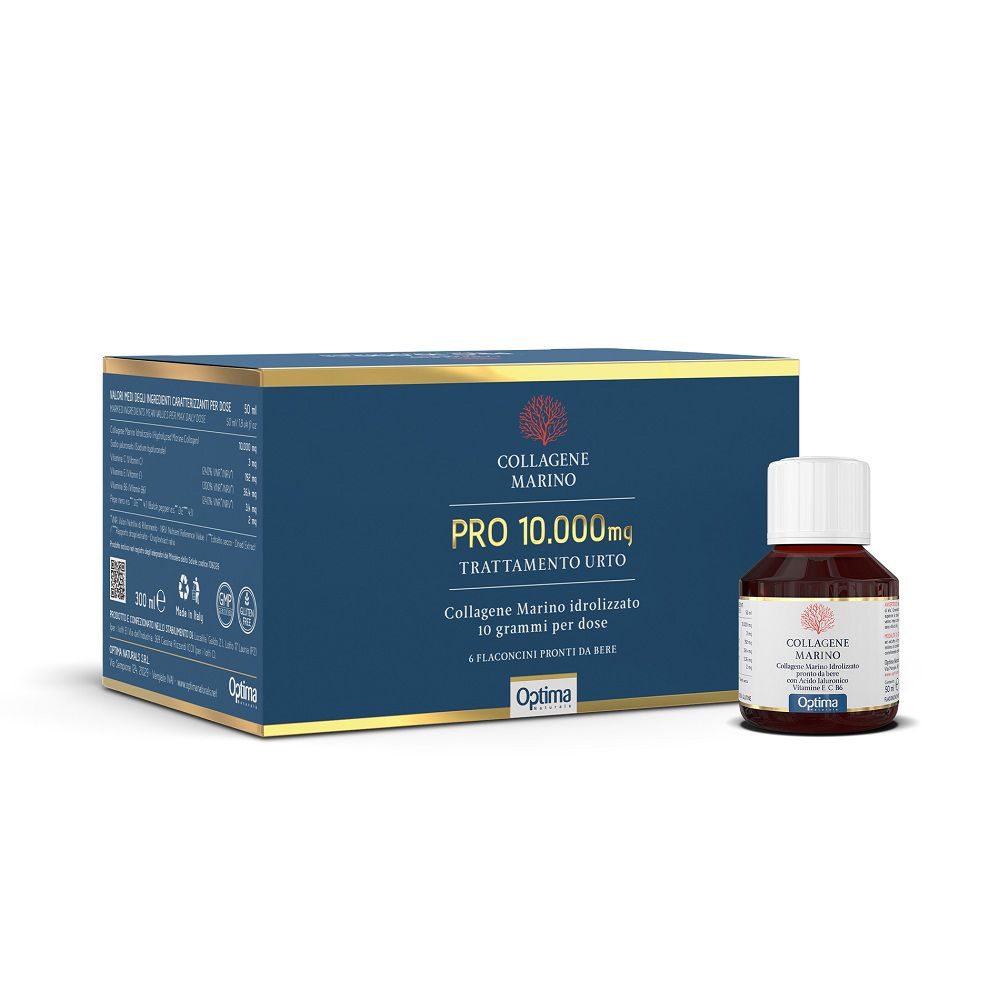 Optima Naturals Nero Collagene Marino Pro 10000 6 Flaconcini - Immagine 4