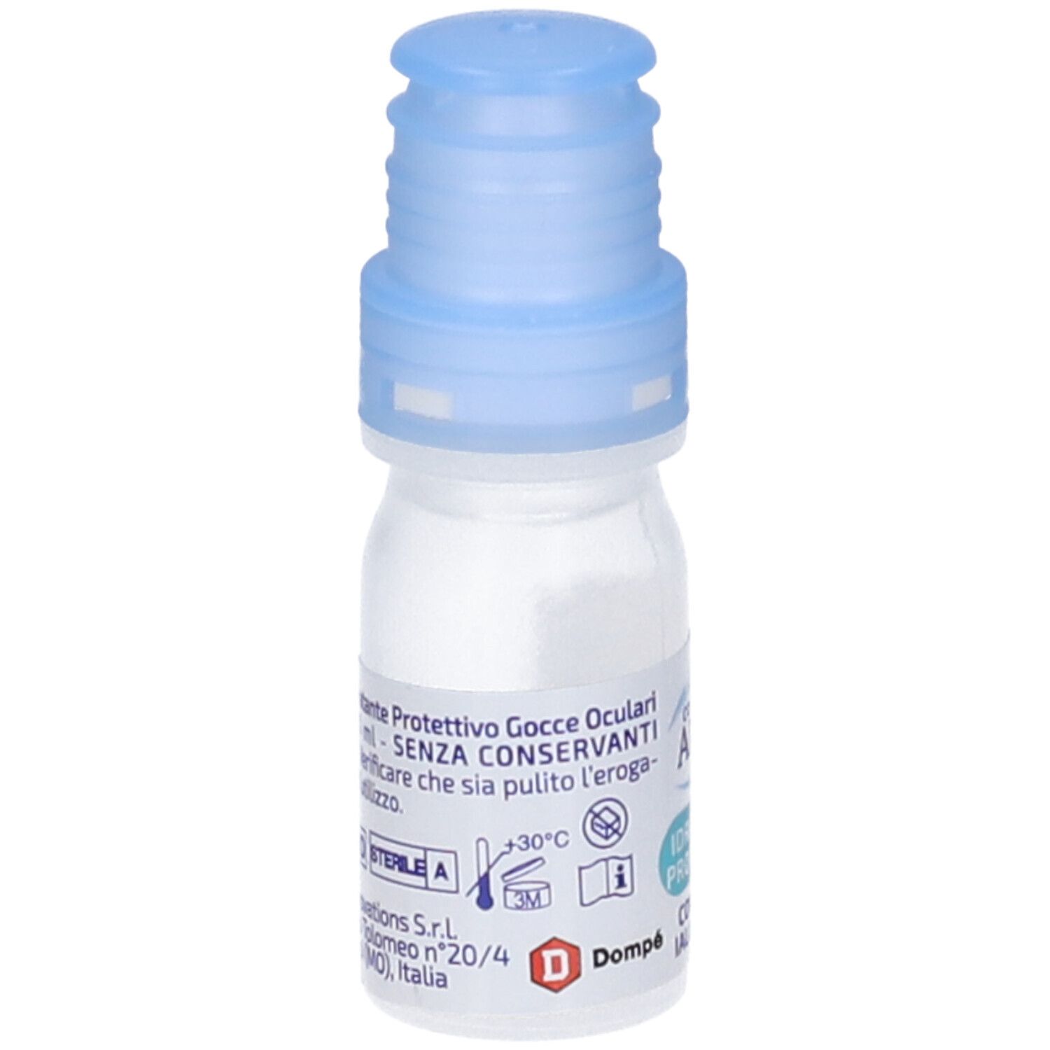 Flasche mit Augentropfen, 10 ml.