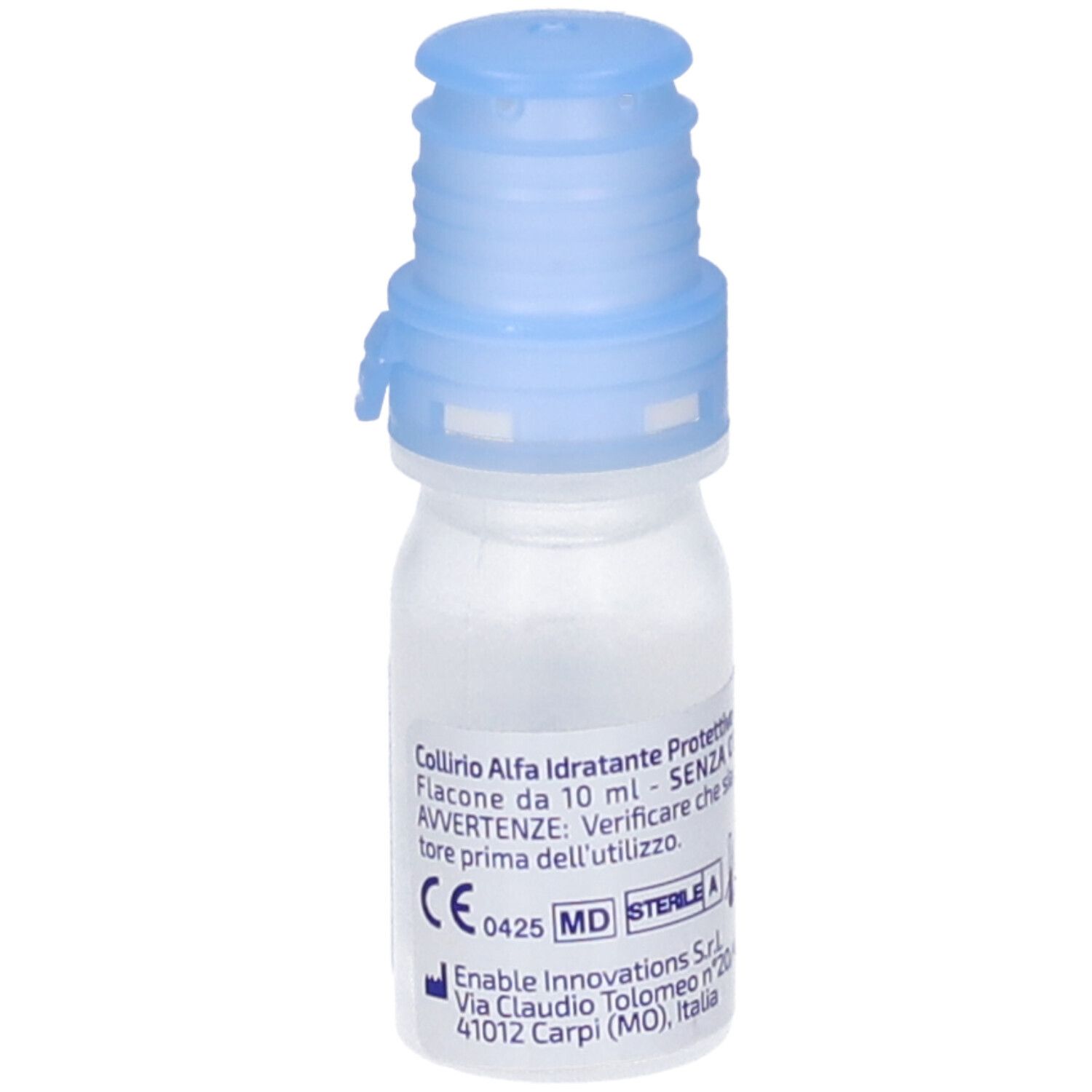 Flasche mit Augentropfen, 10 ml.