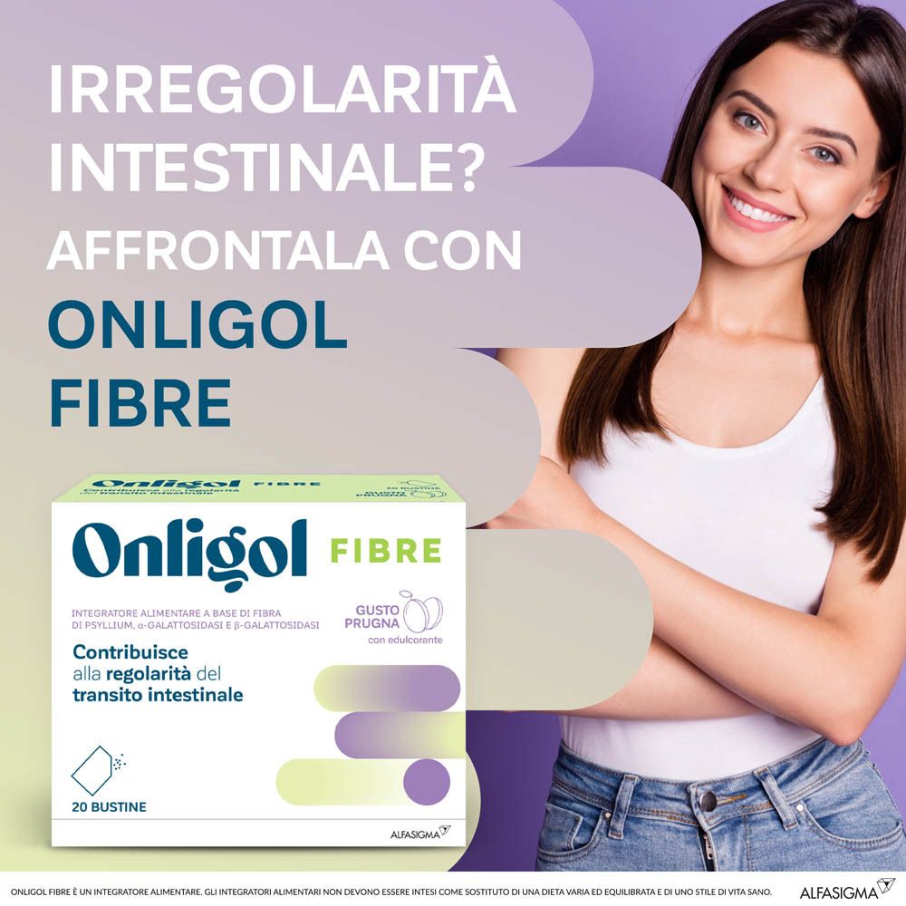 Onligol fibre gusto prugna - integratore per il transito intestinale 20 bustine - Immagine 7