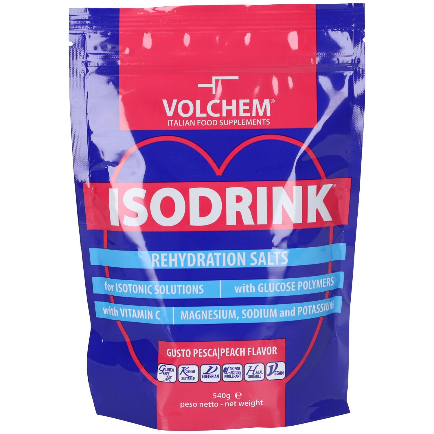 VOLCHEM Isodrink 540 Sali Minerali E Maltodestrine In Polvere Solubile - Gusto Limone