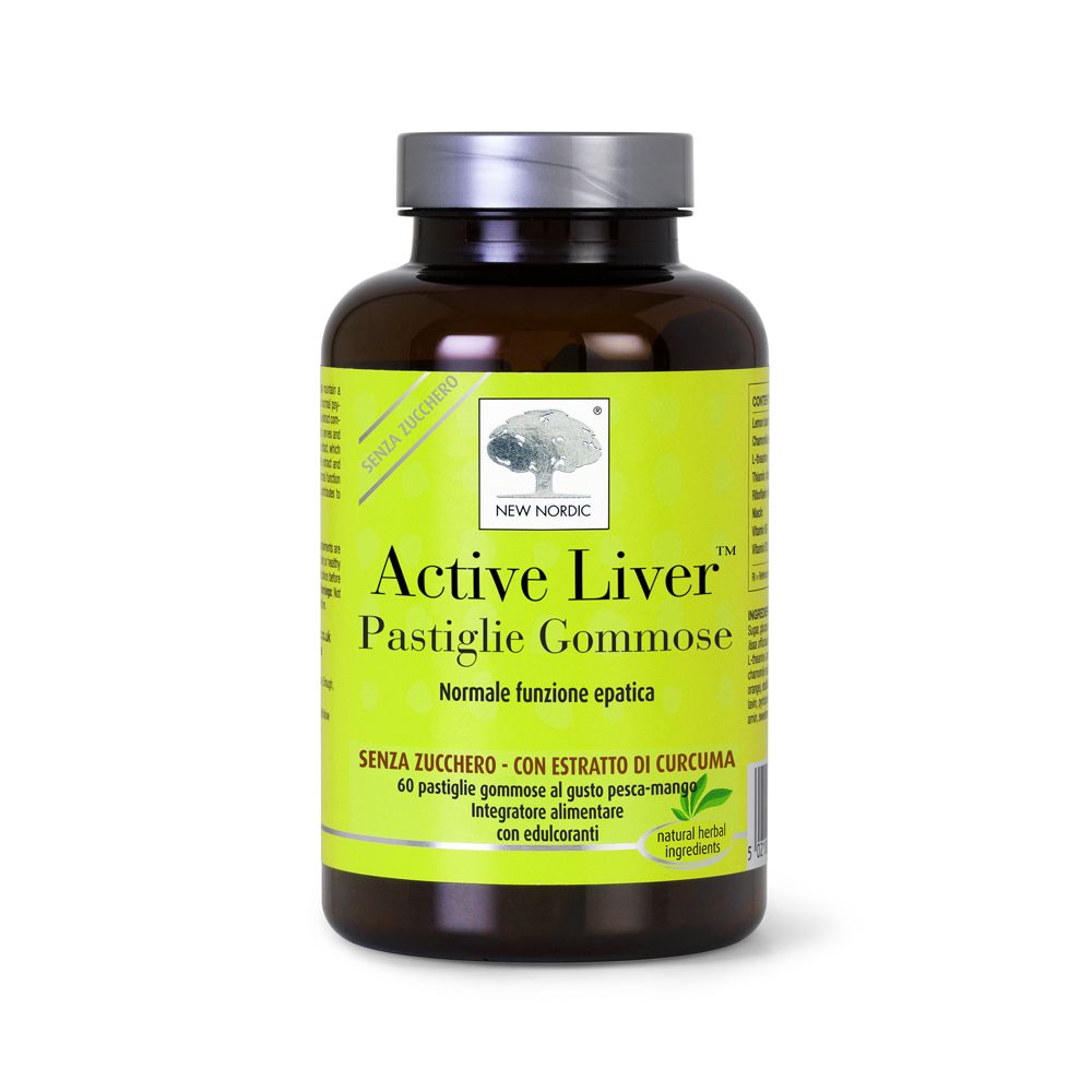 New Nordic - Active Liver 60 Pastiglie Gommose Senza Zucchero - Immagine 9